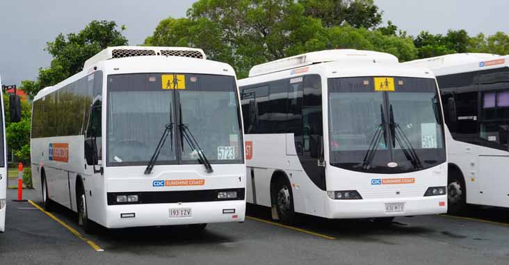 CDC Sunshine Coast Mills-Tui Orbit Mercedes OH1728 1 & Hino RN8J 41